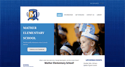 Desktop Screenshot of matherelementary.org
