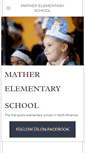 Mobile Screenshot of matherelementary.org